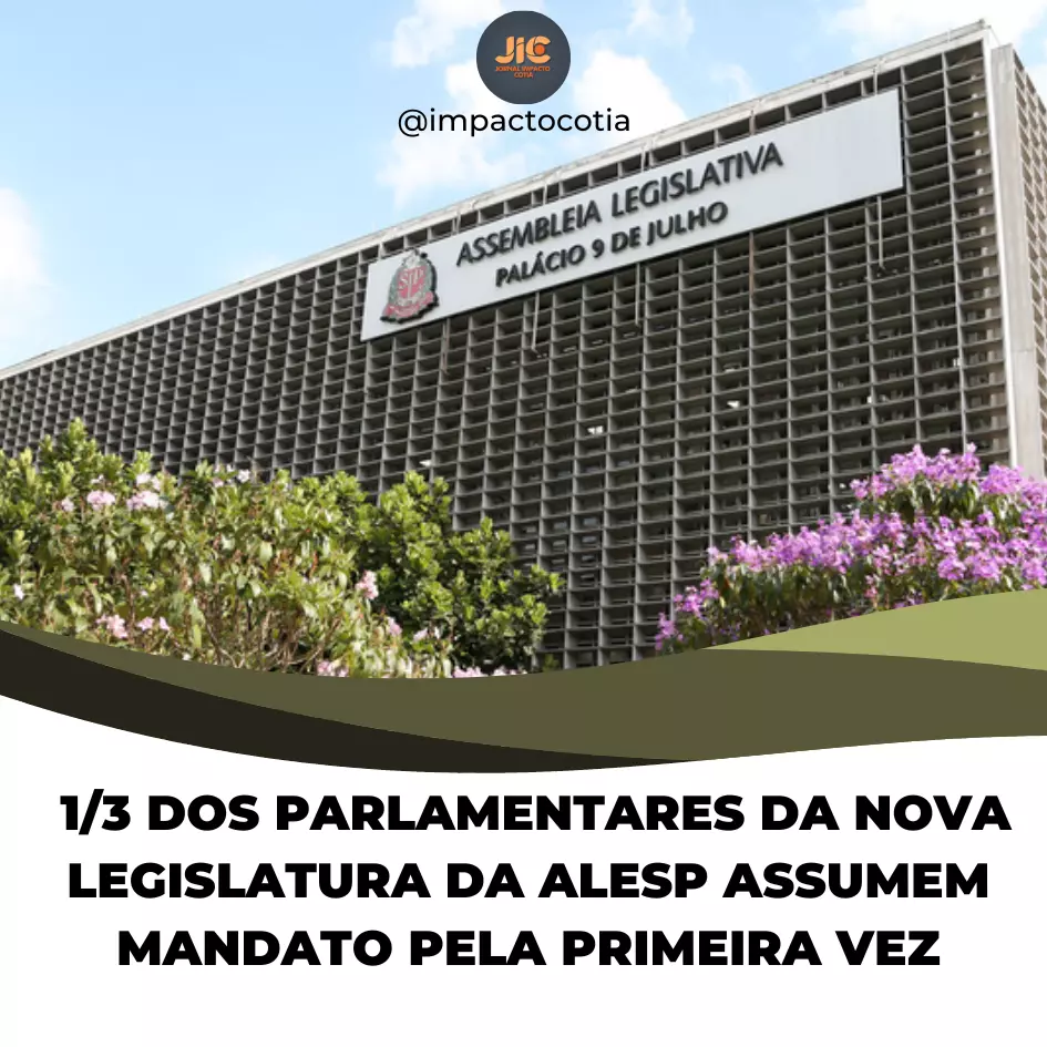 1/3 dos parlamentares da nova legislatura da Alesp assumem mandato pela primeira vez